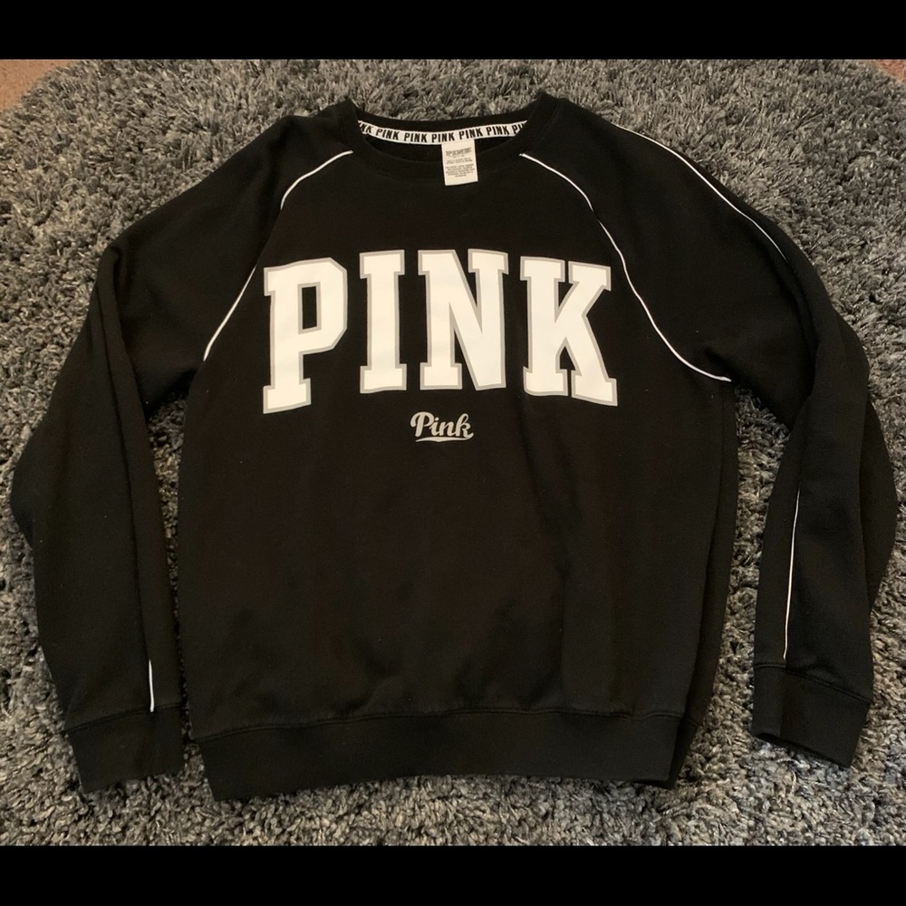Pink Victoria Secret Crew Neck Hoodie